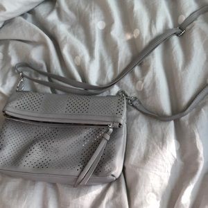 Jessica Simpson grey crossbody bag
